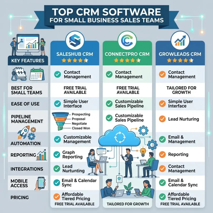 Best CRM Software for Small Business Sales Teams