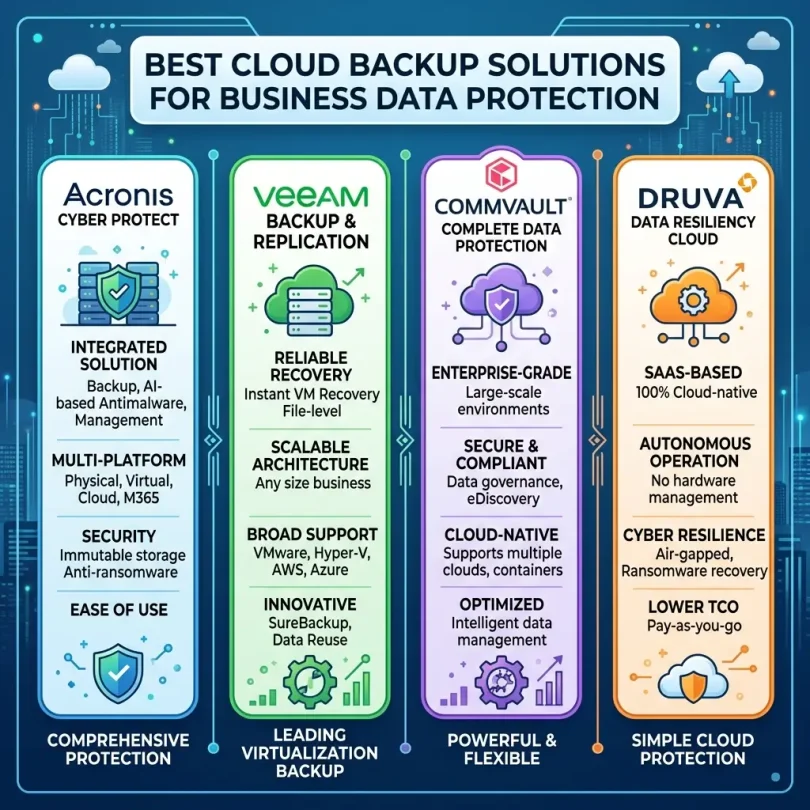 Best Cloud Backup Solutions for Business Data Protection