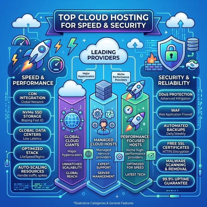 Best Cloud Hosting Providers for Fast and Secure Websites