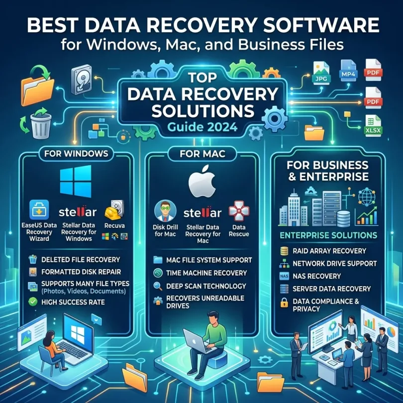 Best Data Recovery Software for Windows, Mac and Business Files